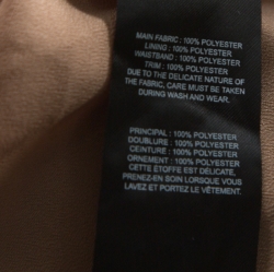 Pre Owned فستان سيلف بورتريت قصة مميزة مكشكش بلا أكتاف دانتيل أحمر S