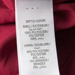 مملوكة مسبقًا Self Portrait Raspberry Red Hall Lace Long Sleeve Dress S