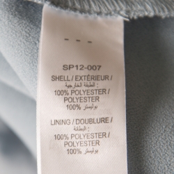 Pre Owned Self Portrait Dove Grey Floral Cutout Embroidered Guipure Lace Skirt S