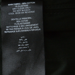 Pre Owned Self Portrait Green Stretch Cotton Asymmetric Belted Midi Skirt S