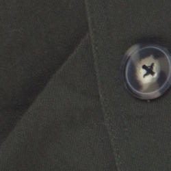 Pre Owned Self Portrait Green Stretch Cotton Asymmetric Belted Midi Skirt S