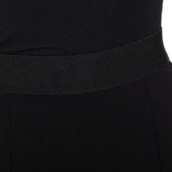 Pre Owned Self Portrait Black Crepe Natasha Wide Leg Culottes S