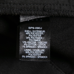 Pre Owned Self-Portrait Black Guipure Lace & Cotton Jumpsuit M