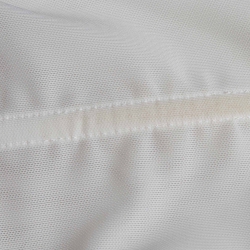 Pre Owned Self-Portrait White Crepe Embellished Crop Top S