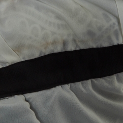 Pre Owned Self-Portrait White/Blue Lace Mini Dress S