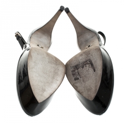 Pre Owned صندل سيرجيو روسي كاشيت سويدي بنفسجي مقدمة مفتوحة نعل سميك بحزام للكاحل مقاس 38.5