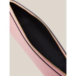 Pre Owned Smythson Pink Panama Leather Pencil Case