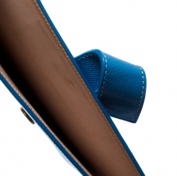 Smythson Powder Blue Leather Ipad Case
