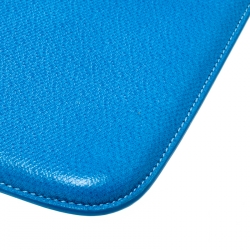 Smythson Powder Blue Leather Ipad Case
