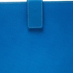 Smythson Powder Blue Leather Ipad Case