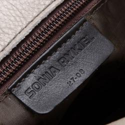 Pre Owned Sonia Rykiel Metallic Leather 'Martha' Satchel