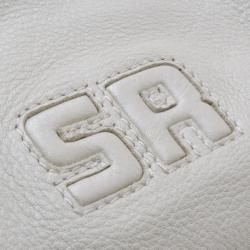 Sonia Rykiel Perle Leather Drawstring Shopping Tote