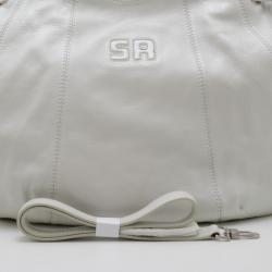 Sonia Rykiel Perle Leather Drawstring Shopping Tote