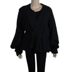 Pre Owned Sonia Rykiel Black Knit Jacket L