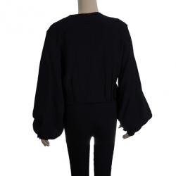 Pre Owned Sonia Rykiel Black Knit Jacket L