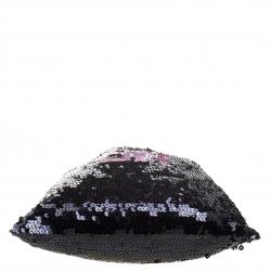 Sonia Rykiel Black Sequins Drawstring Bag