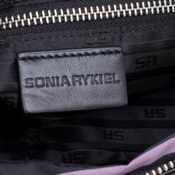 Pre Owned Sonia Rykiel Striped Multicolor Nylon Messenger Bag