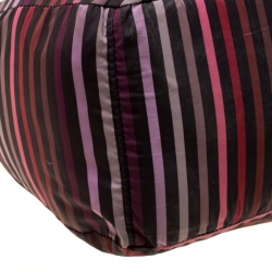 Sonia Rykiel Multicolor Striped Nylon Tote