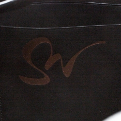 Sophia Webster Black Laser Cut Leather Liara Tote