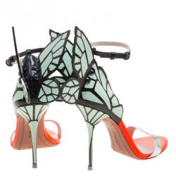 Pre Owned Sophia Webster Multicolour Leather Chiara Ankle Strap Sandals Size 38