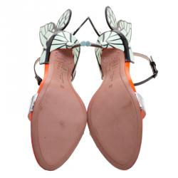 Pre Owned Sophia Webster Multicolour Leather Chiara Ankle Strap Sandals Size 38