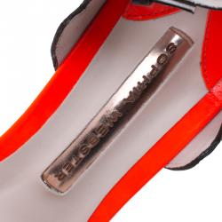 Pre Owned Sophia Webster Multicolour Leather Chiara Ankle Strap Sandals Size 38