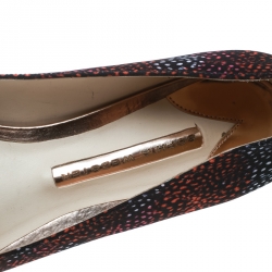 Sophia Webster Multicolor Satin Jewel Embellished Piper Gem Pointed Toe Flats Size 38