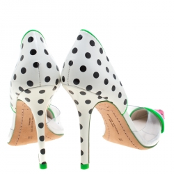 Pre Owned Sophia Webster Multicolor PVC and Leather Jessica Watermelon Pumps Size 38