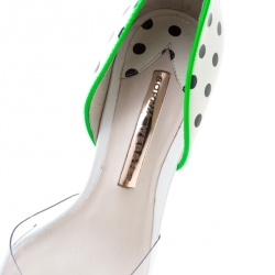 Pre Owned Sophia Webster Multicolor PVC and Leather Jessica Watermelon Pumps Size 38