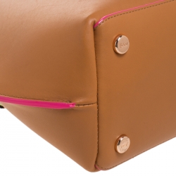 Sophia Webster Brown Leather Romy Drawstring Bucket Bag