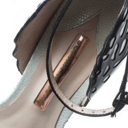 Sophia Webster Multicolor Leather Lilico Flower Embellished Ankle Strap Open Toe Sandals Size 40