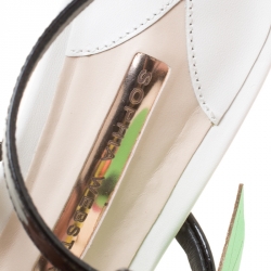 Sophia Webster Multicolor Patent Leather Jumbo Lilico T Strap Sandals Size 38