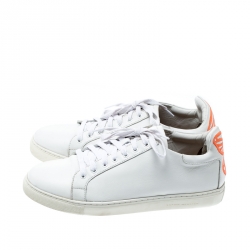 Pre Owned Sophia Webster White Leather Bibi Butterfly Sneakers Size 40