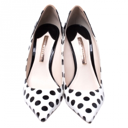 Sophia Webster Multicolor Polka Dot Leather Liberty Pointed Toe Pumps Size 40
