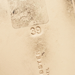 Pre Owned Sophia Webster Black Suede Butterfly Slingback Ballet Flats 39