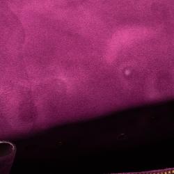 Sophie Hulme Fuchsia Leather Zip Bowler Bag