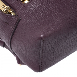 Pre Owned حقيبة ظهر سوفي هولم ويلسون ميني جلد بنفسجية