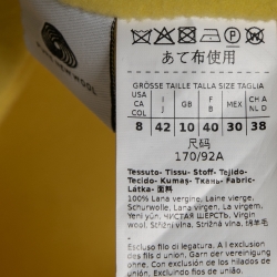 Pre Owned Sportmax Light Yellow Wool Mid Length Coat M