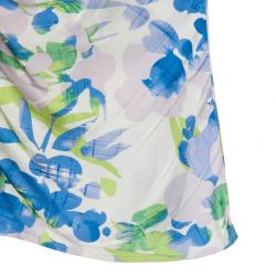 مملوكة مسبقًا St. John Sleeveless Floral Blouse L