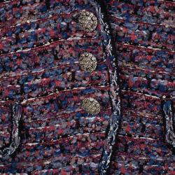 St. John Pink Tweed Knit Jacket L
