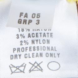 Pre Owned St. John Yellow Tweed Jacket M