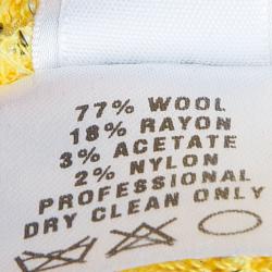 Pre Owned St. John Yellow Tweed Jacket M