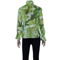 St. John Couture Floral Shirt S
