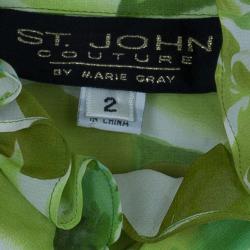 St. John Couture Floral Shirt S