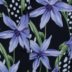 St. John Silk Floral Shirt L