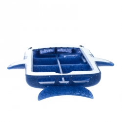 Stella McCartney Blue Glitter Rubber Shark iPhone 7 Case
