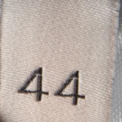 Pre Owned Stella McCartney Navy Blue Striped Cotton Belted Jumpsuit M