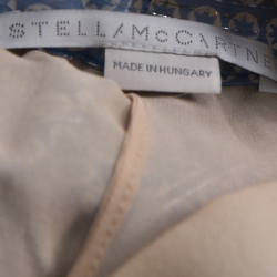 Pre Owned Stella McCartney Blue Printed Silk-Blend Chiffon Tiered Maxi Elsa Skirt XL