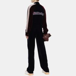 Pre Owned Stella McCartney Dark Blue Velvet Pants M (IT 42)