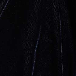 Pre Owned Stella McCartney Dark Blue Velvet Pants M (IT 42)